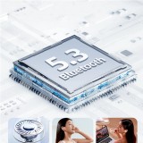 Ecouteurs TWS Joyroom JR-TS3 Bluetooth 5.3 ergonomique et confortable pour dormir - Blanc