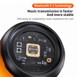 Enceinte Bluetooth 5.3 QERE HF22 5W 3D Surround Sound lumière LED IPX5 & USB-C - Noir