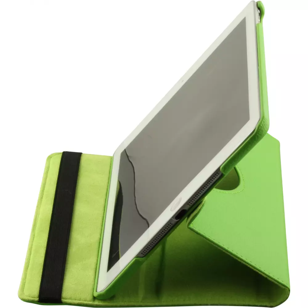 Etui cuir  iPad Pro 12.9" (6e gén/2022, 5e gén/2021, 4e gén/2020, 3e gén/2018) - Premium Flip 360 - Vert