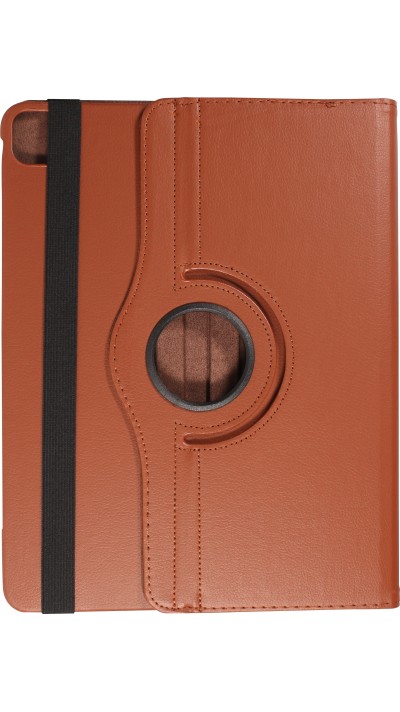Etui cuir iPad Pro 13" (2024) - Premium Flip 360 - Brun