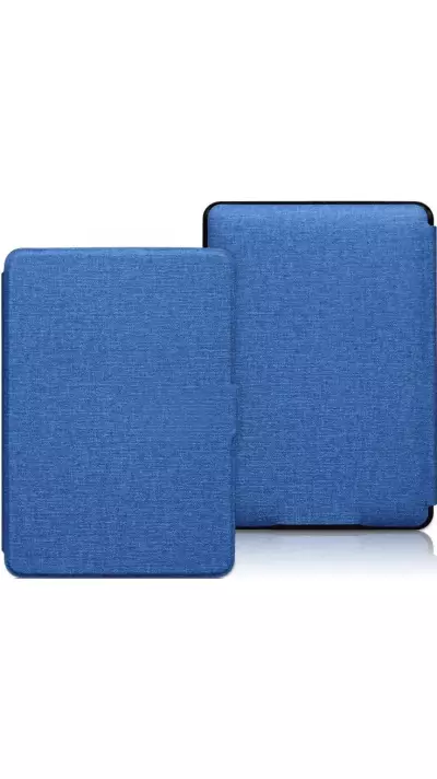 Fourre Kindle Paperwhite 2021 - Étui de protection Flip Auto On & Off - Bleu foncé