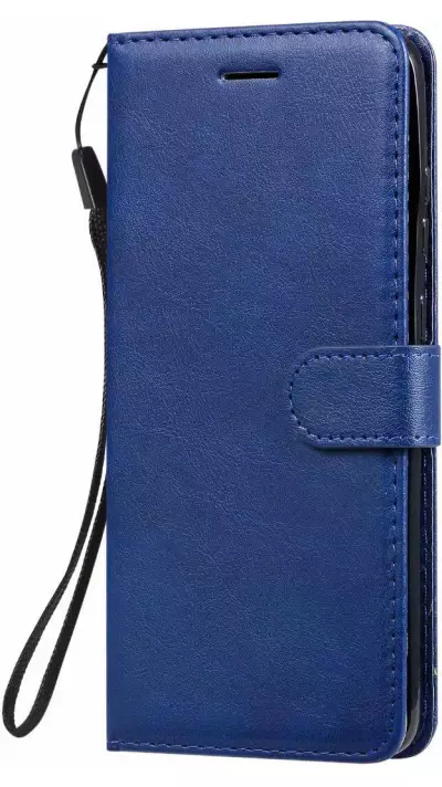 Case Hülle Samsung Galaxy A32 - Premium Flip Leder Tasche - Dunkelblau