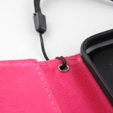 Fourre Samsung Galaxy A34 - Premium Flip cuir lisse porte-cartes - Rose foncé