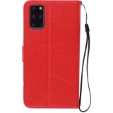 Fourre Samsung Galaxy A33 5G - Premium Flip cuir lisse porte-cartes - Rouge