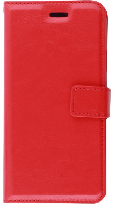 Hülle iPhone 11 - Premium Flip Leder Tasche - Rot