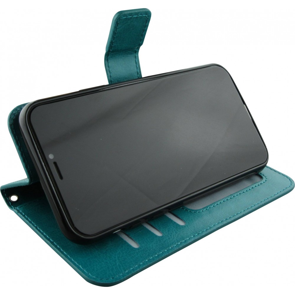 Hülle iPhone 11 Pro Max - Premium Flip - Türkis