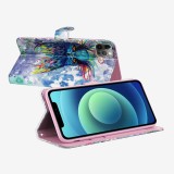 Fourre iPhone 17e / 16e - 3D Flip Hibou multicolor