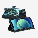 Fourre iPhone 17e / 16e - 3D Flip Wolf Universe