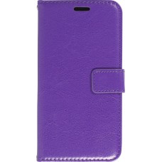 Samsung Galaxy S24 Case Hülle - Premium Flip Leder Tasche - Violett