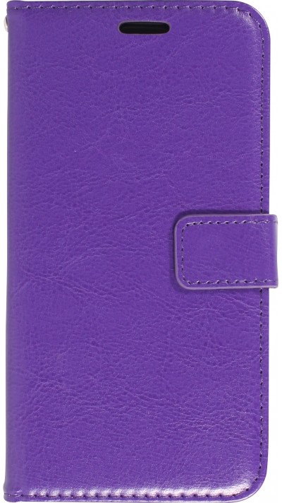 Fourre Samsung Galaxy S25 Ultra - Premium Flip cuir lisse porte-cartes - Violet