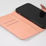Fourre iPhone 14 Pro Max - Flip 3D en similicuir Oeil du tigre - Rose