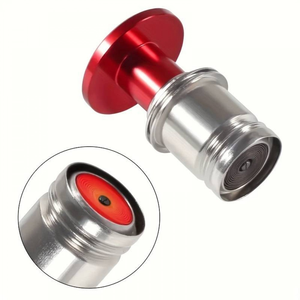 Fun Knopf Ersatz Universal Zigarrenanzünder 12V FIRE MISSILE lustige Dekoration Autoinnenraum - Rot