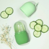 Ice Face Roller Gesichtsmassage Kryotherapie Silikon-Werkzeug Hautpflege und Massage - Violett