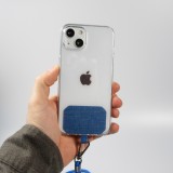 Halsband universal Zubehör Adapter für Smartphone Hüllen Handykette elegant - Blau
