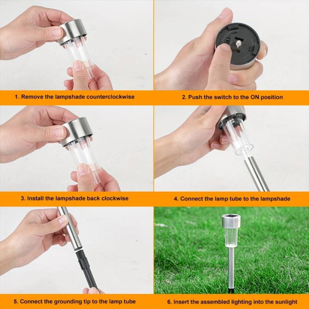 10er-Set Solar-LED-Lampen Ambience für den Außenbereich - Garten - Balkon - Terrasse