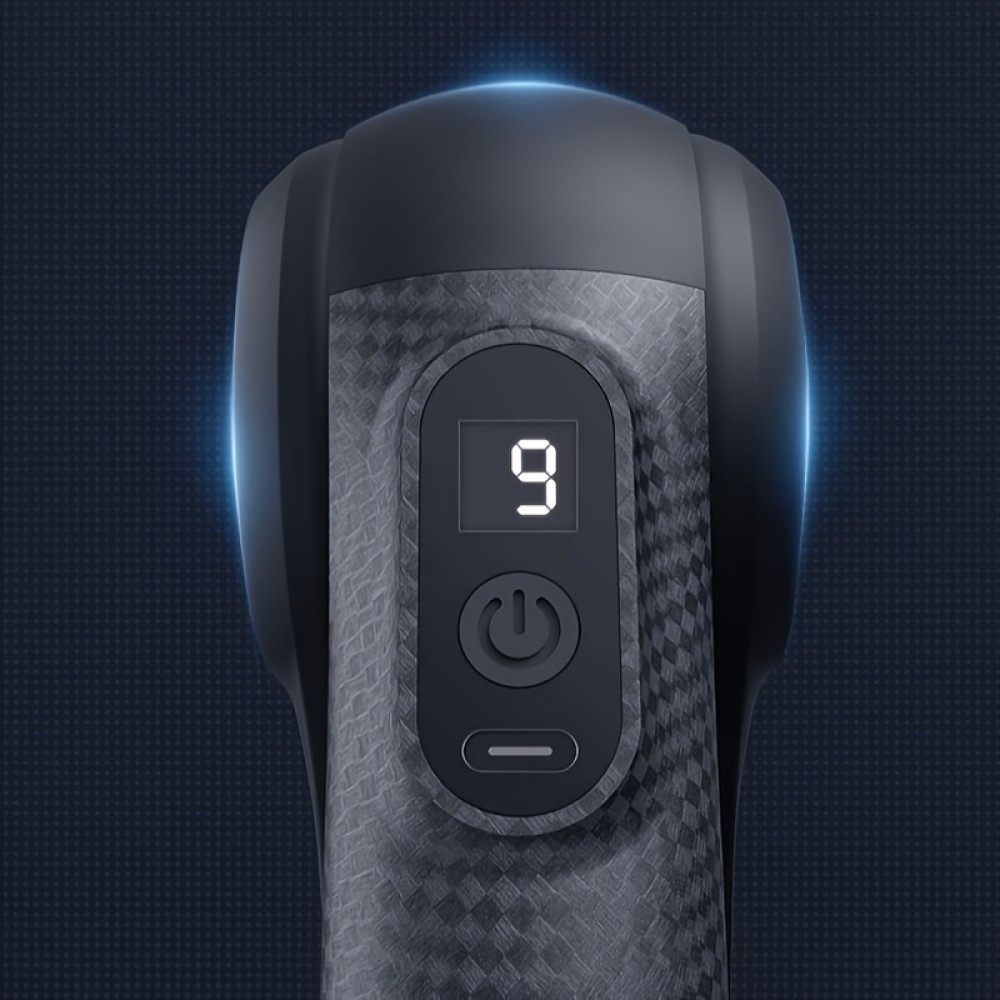 Massagepistole - Wiederaufladbare Massagepistole mit gro&szlig;er Kapazit&auml;t, 9 Intensit&auml;tsstufen / 9 Massagek&ouml;pfe