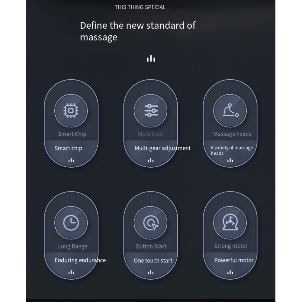 Massagepistole - Wiederaufladbare Massagepistole mit gro&szlig;er Kapazit&auml;t, 9 Intensit&auml;tsstufen / 9 Massagek&ouml;pfe