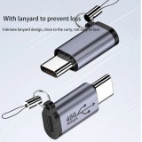 Micro USB zu Lightning - Hochwertiger Lade-Adapter Stecker Datentransfer 480Mbps Aluminium