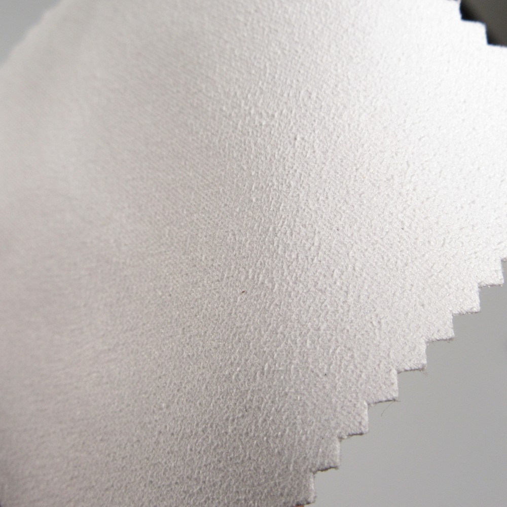 Mini chiffon microfibre suède (200g/m2 - 10 x 10 cm) pour nettoyage écran/téléphone - PhoneLook - Blanc