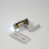 Module charnière de porte à lumière LED pour l'éclairage dans meubles et tiroirs (1 pièce) - Gris