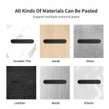 Organisateur de câble 3 canaux en silicone avec bande adhésive - Noir