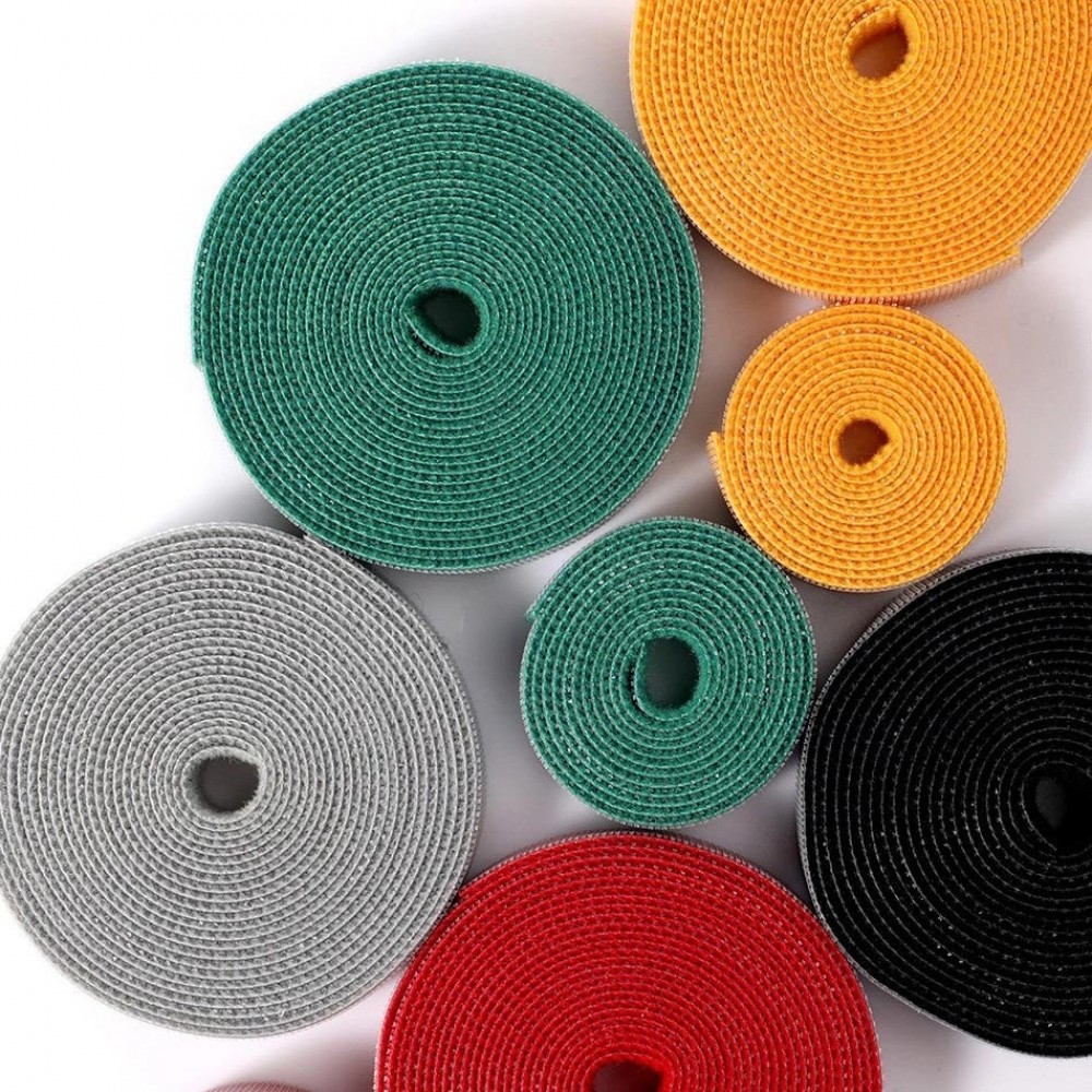 Organisateur de câbles Velcro Baseus Rainbow Circle, Sangles en boucle et crochet 3m, Ruban adhésif Velcro ACMGT-F01 - Noir