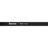 Organisateur de câbles Velcro Baseus Rainbow Circle, Sangles en boucle et crochet 3m, Ruban adhésif Velcro ACMGT-F01 - Noir