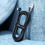 Organisateur de câbles Velcro Baseus Rainbow Circle, Sangles en boucle et crochet 3m, Ruban adhésif Velcro ACMGT-F01 - Noir