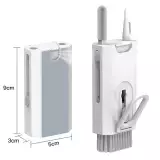 Outil de nettoyage 8 en 1 pour écouteurs (AirPods), téléphone et clavier - Blanc