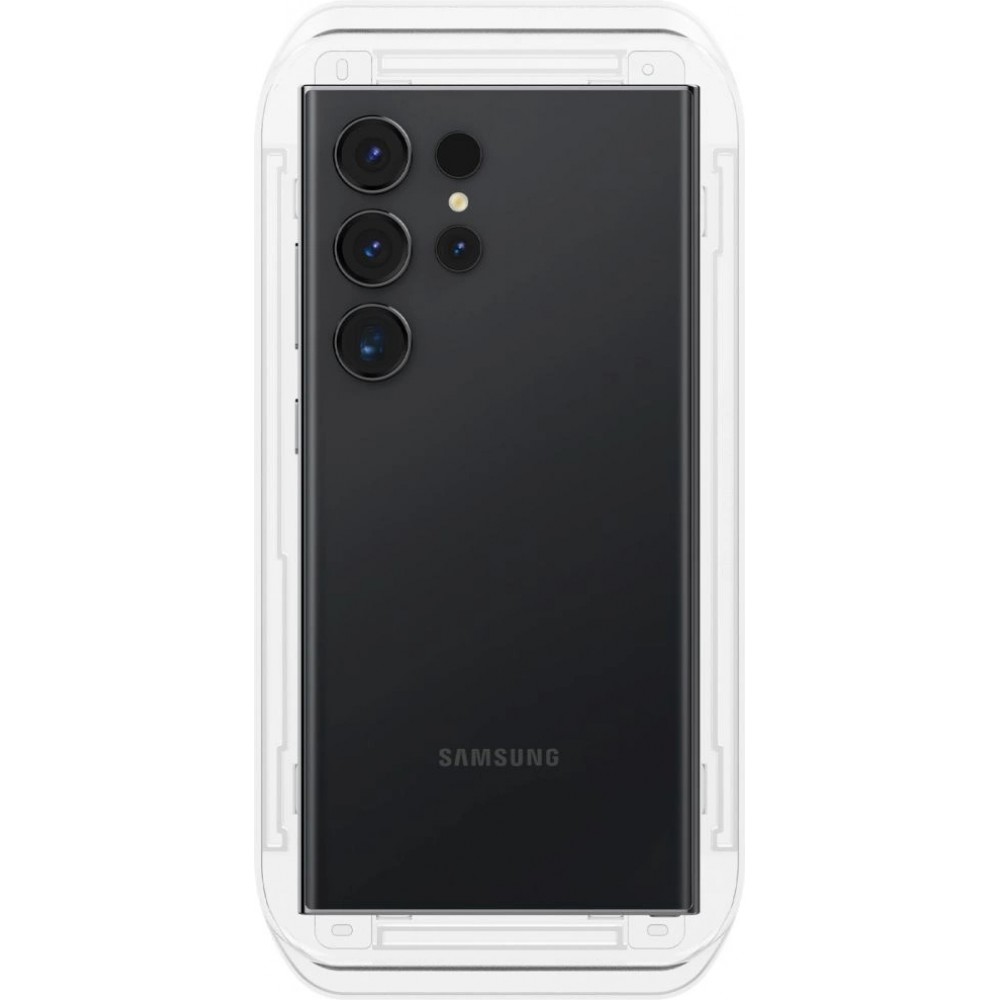 Pack de 2 vitres de protection Spigen Glas.tR EZ Fit avec syst&egrave;me d'installation facile - Galaxy S24 Ultra