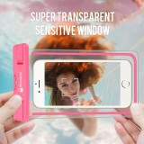 Pochette étanche waterproof pour smartphone avec capacité tactile PhoneLook - Rose