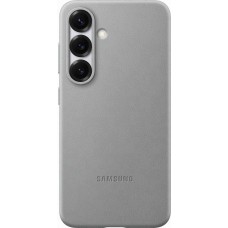 Galaxy S25 Case H&uuml;lle - Premium Vegan-Leder Backcover KindSuit - Grau