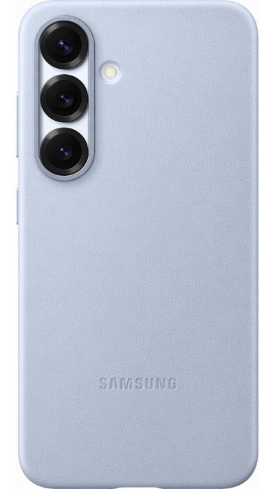 Coque Samsung Galaxy S25 - Premium en cuir vegan Backcover KindSuit - Bleu clair