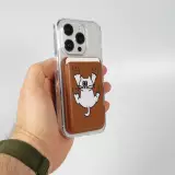 Porte-cartes premium magnétique avec aimants forts - Compatible avec Apple MagSafe  - Design nr 14