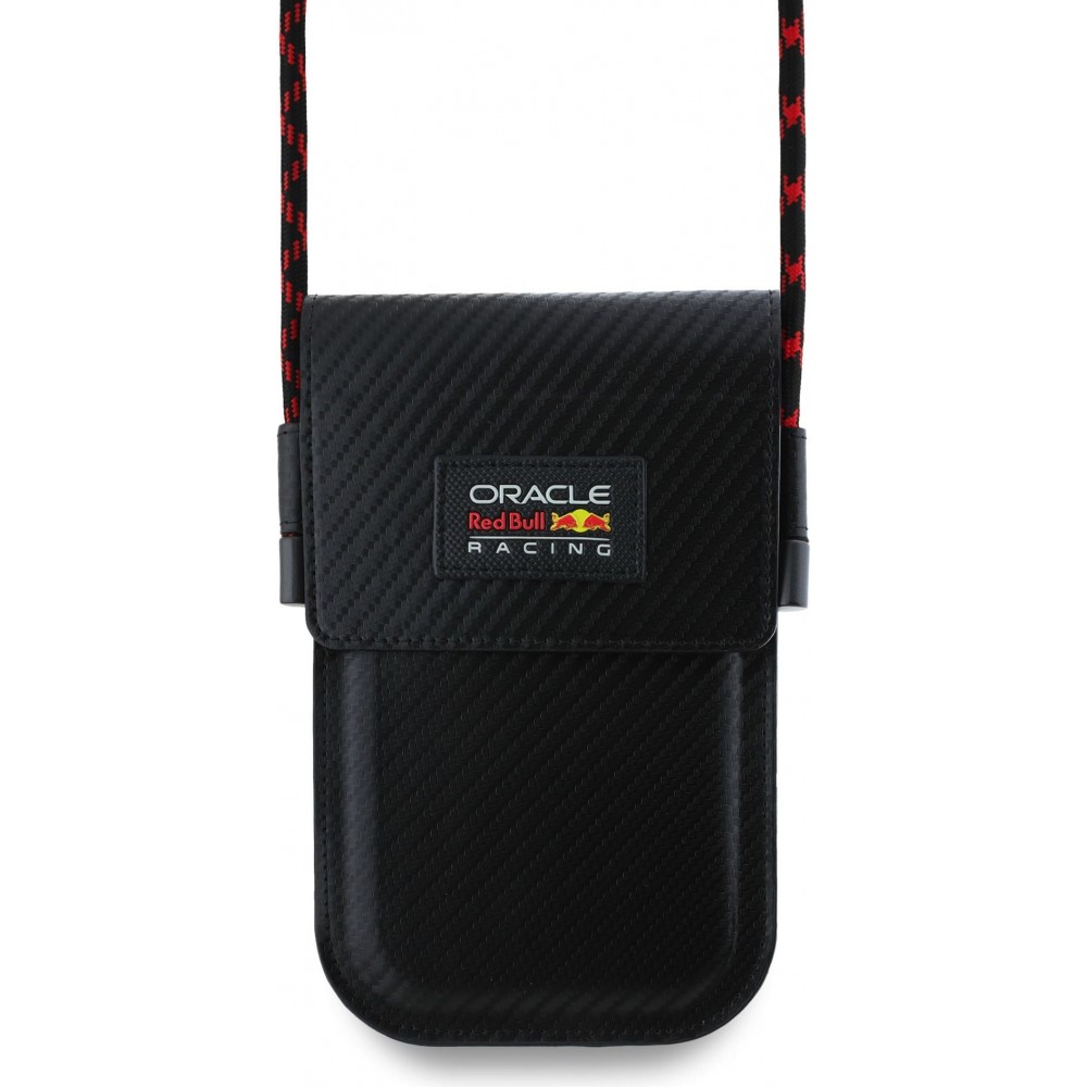 Red Bull Racing pochette universelle look carbon - Noir