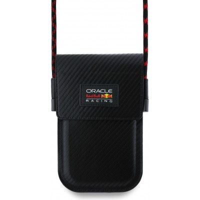 Red Bull Racing pochette universelle look carbon - Noir