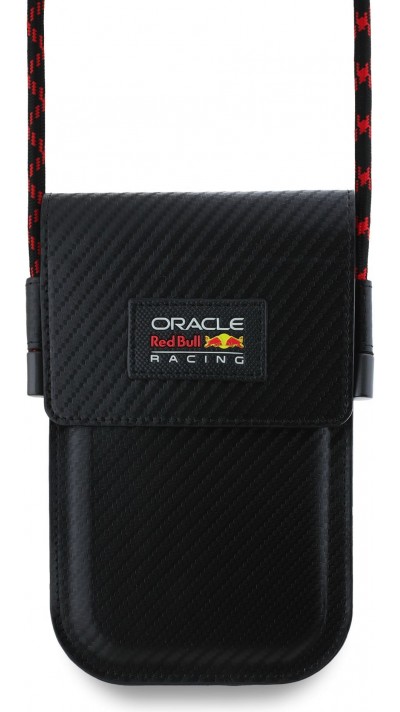 Red Bull Racing pochette universelle look carbon - Noir
