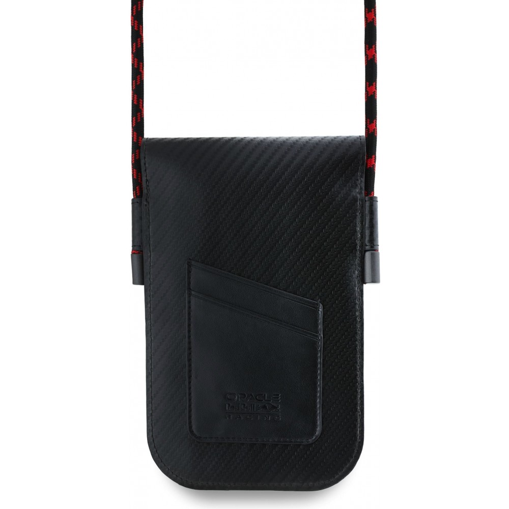 Red Bull Racing pochette universelle look carbon - Noir
