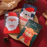 Set de 6 cartes de vœux de Noël mignonnes et chaleureuses Merry Christmas