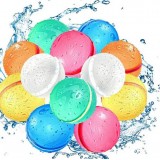 Wiederverwendbare Silikon-Wasserbomben (7-teiliges Set) mit Magnetverschluss - Multicolor