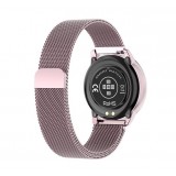 Smart Watch HDT8 montre intelligente avec bracelet milanais taille universelle - Rose