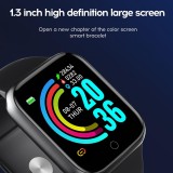 Smart Watch FitPro Y68 - Montre connectée avec écran tactile et programmes de sport / fitness - Rose