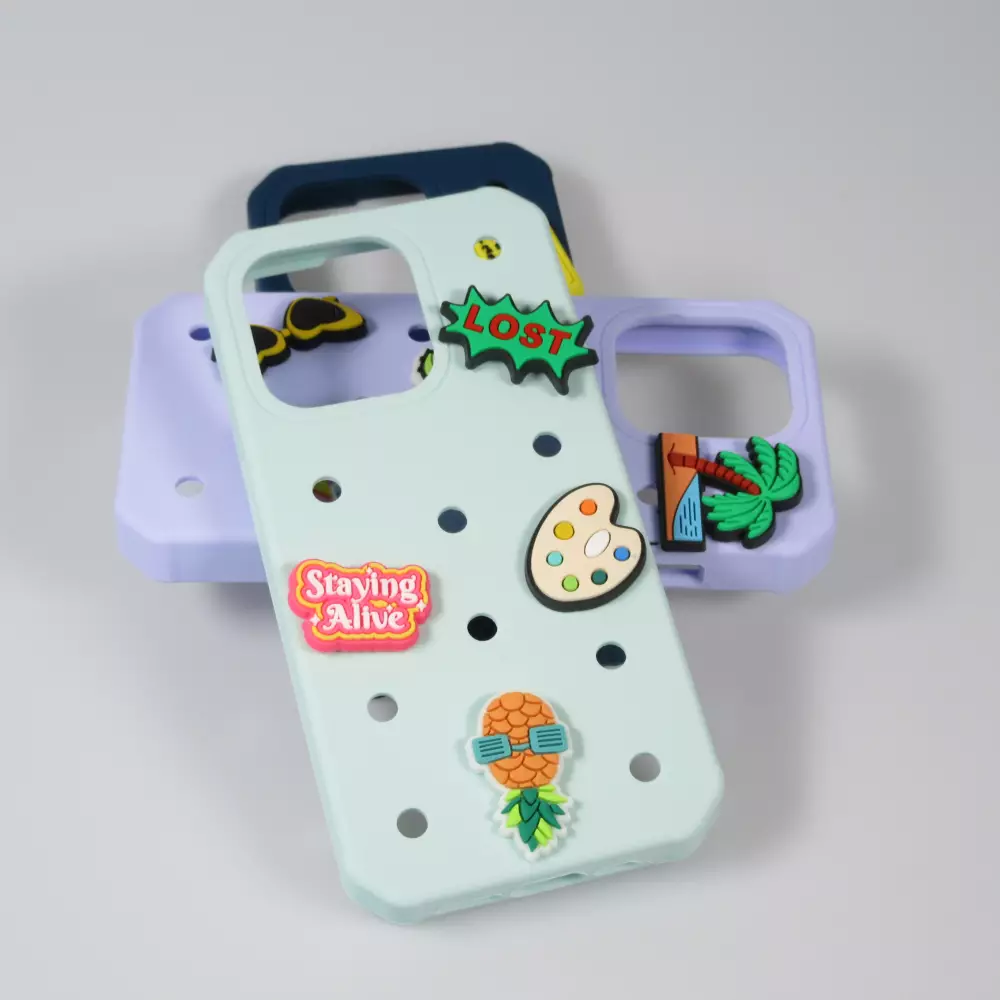Charm bijou 3D pour coque avec trous style Crocs - Beer Bottle