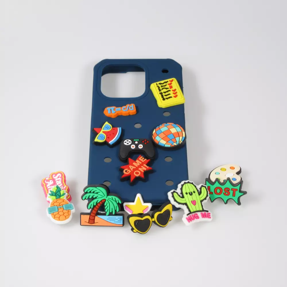 Charm bijou 3D pour coque avec trous style Crocs - Game On !