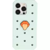 Charm bijou 3D pour coque avec trous style Crocs - Lips & Tongue