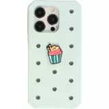 Charm bijou 3D pour coque avec trous style Crocs - Slushy Cupcake