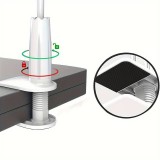 Flexibler und bewegbarer Handyhalter 1.3 Meter mit Universalklammer für Tischkante - Schwarz