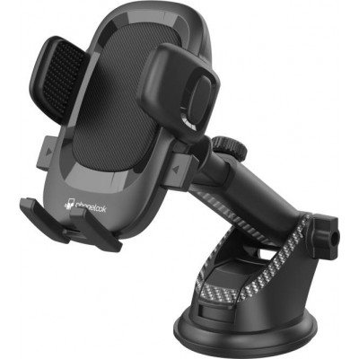 Support universel de téléphone voiture robuste à 360 degrés pare-brise & tableau de bord - PhoneLook - Noir