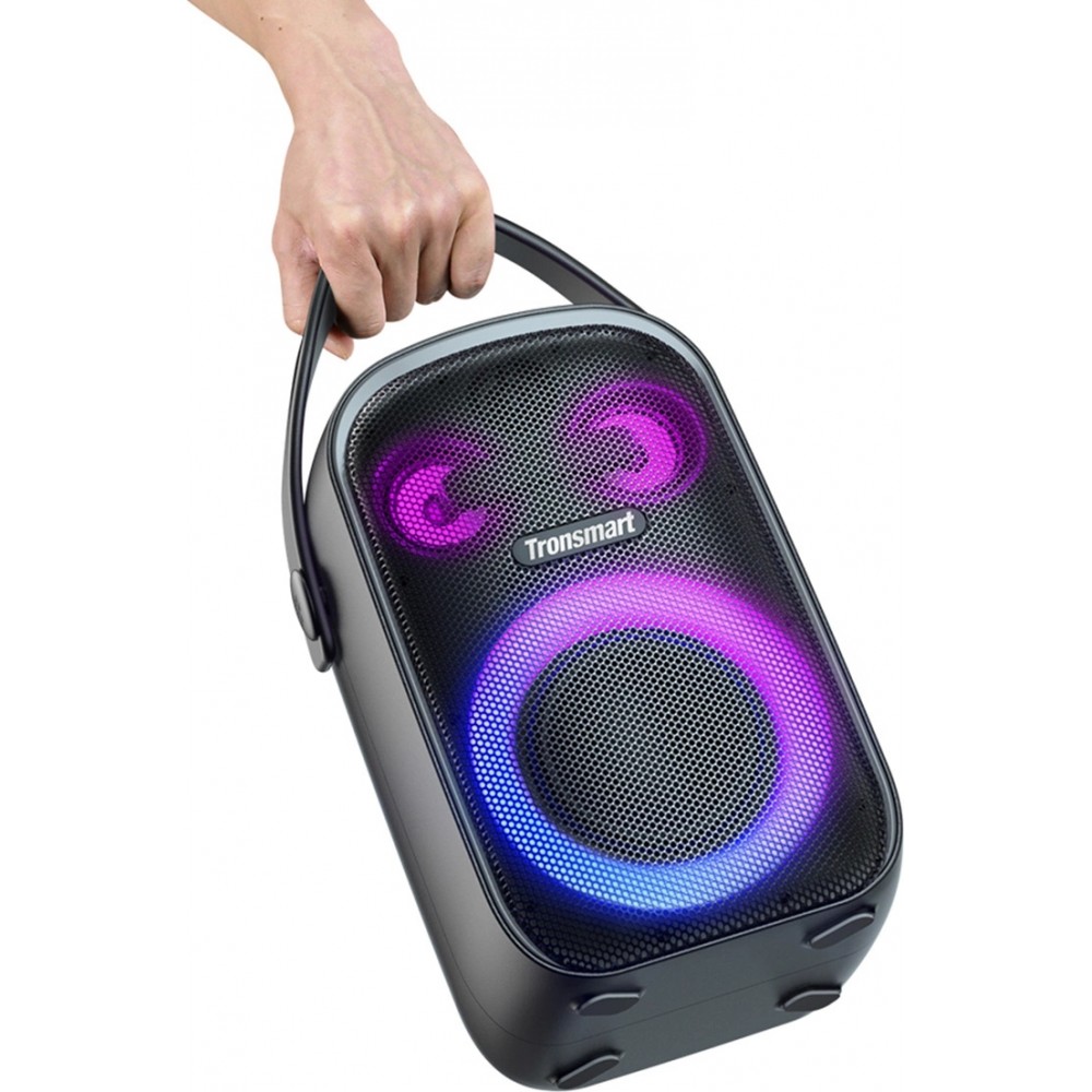Tronsmart Halo 100 60W - Enceinte Bluetooth sans fil portable avec hanse - Noir