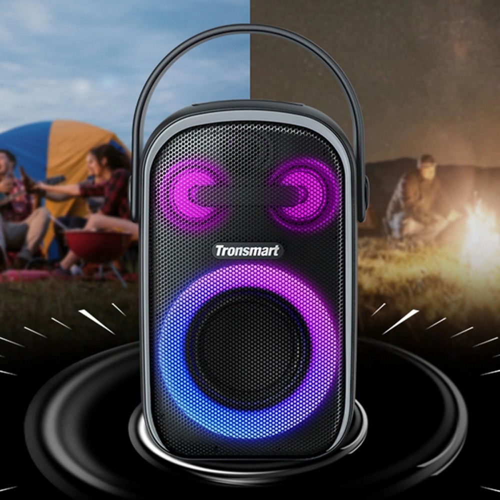 Tronsmart Halo 100 60W - Enceinte Bluetooth sans fil portable avec hanse - Noir